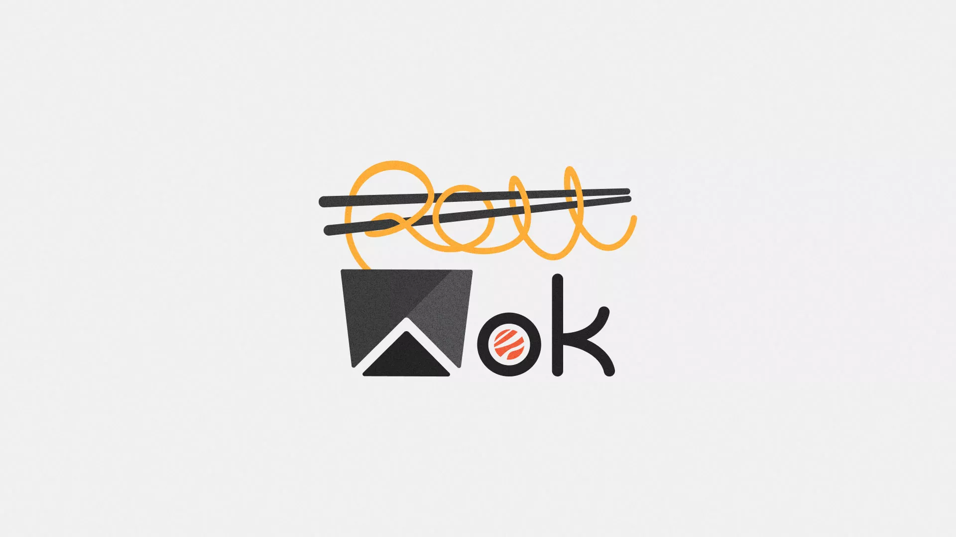 Разработка логотипа в Рославле для суши-бара «Roll Wok Club» Разработка логотипа в Рославле для суши-бара «Roll Wok Club»